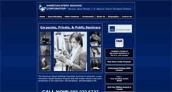 Desktop Screenshot of americanspeedreading.com