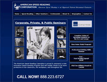 Tablet Screenshot of americanspeedreading.com
